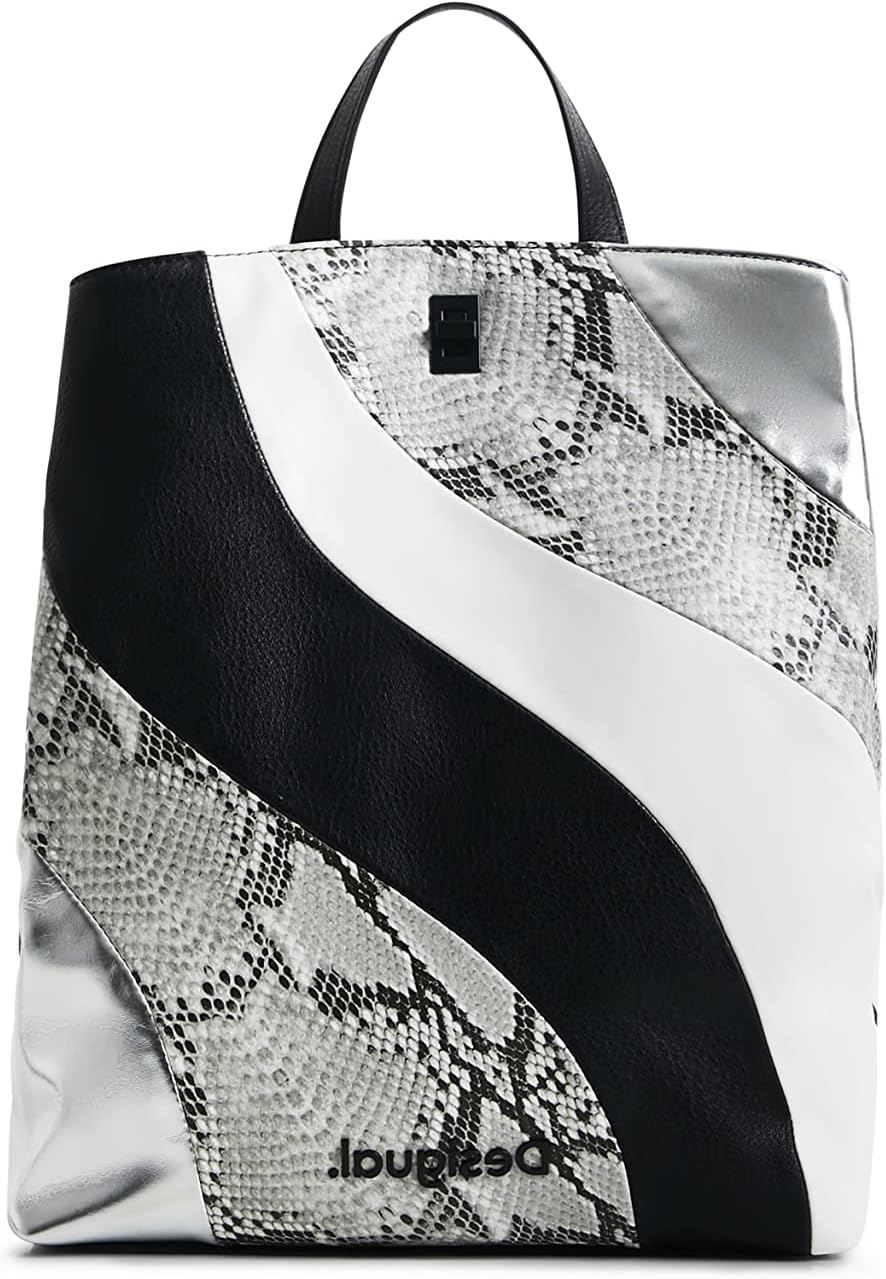 Desigual Women's Black Back_Patch PSICO Snake SU 2000
