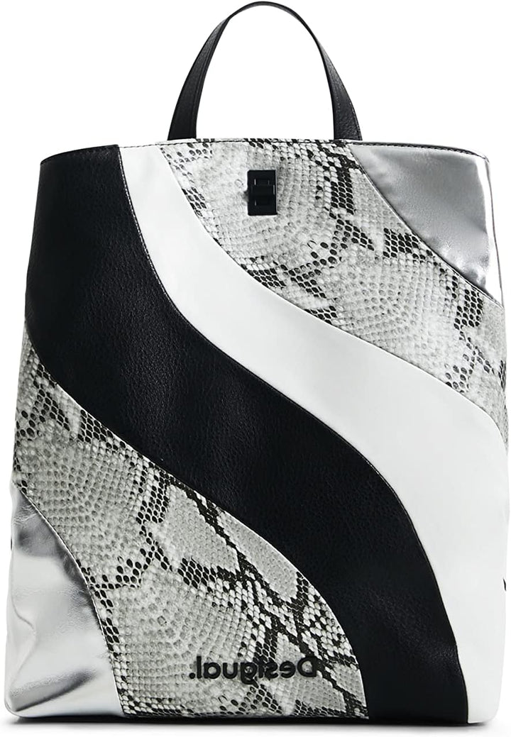 Desigual Women's Black Back_Patch PSICO Snake SU 2000