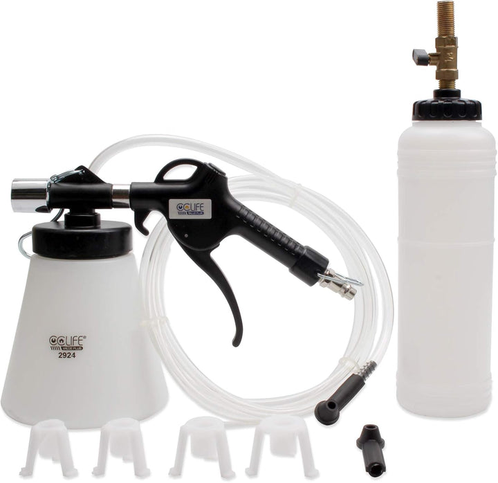 CCLIFE 0,75L Bremsenentlüftungsgerät Auto Druckluft Bremsenentlüfter Bremsflüssigkeitswechselgerät m