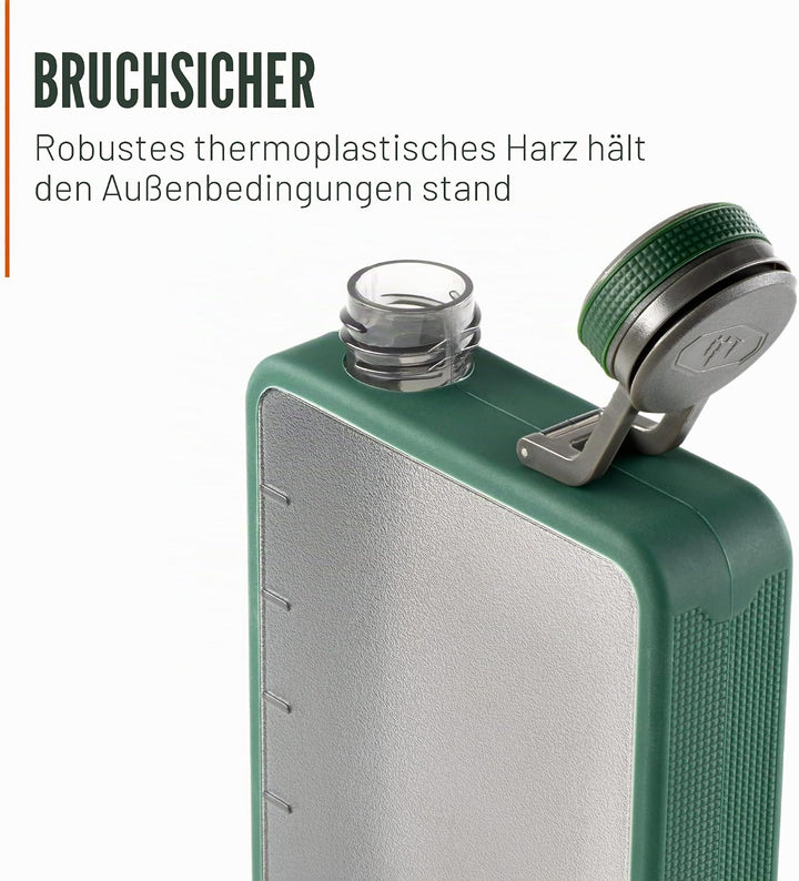 GSI Outdoors Boulder Flask Thermosflasche, Unisex, für Erwachsene 16 Fluid Ounces Bergblick, 16 Flui