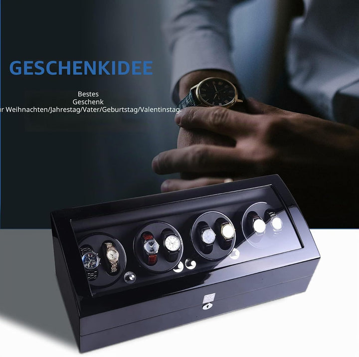 XTELARY Luxus Automatische Uhrenbeweger für 8+9 Uhren