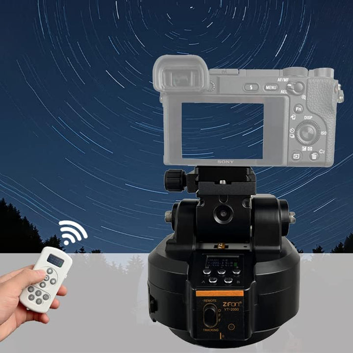 ZIFON YT2000 Kameras Remote Motorized Head AI Face Tracking AB Punkt Doppel Upgraded Modell 2KG für