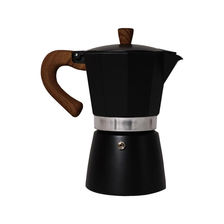 Karlspace Premium-Espressokocher Kaffee Aluminium für 6 Tassen - in verschiedenen Farben - Herdplatt