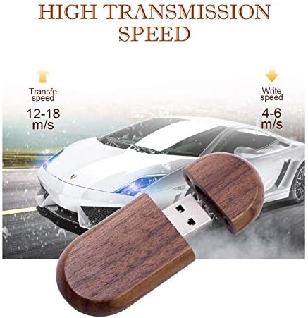 Anloter Wood Flash Drives 5 Pack Wooden USB Drive 16GB USB 2.0 Thumb Drive USB Flash Drive Wooden Me