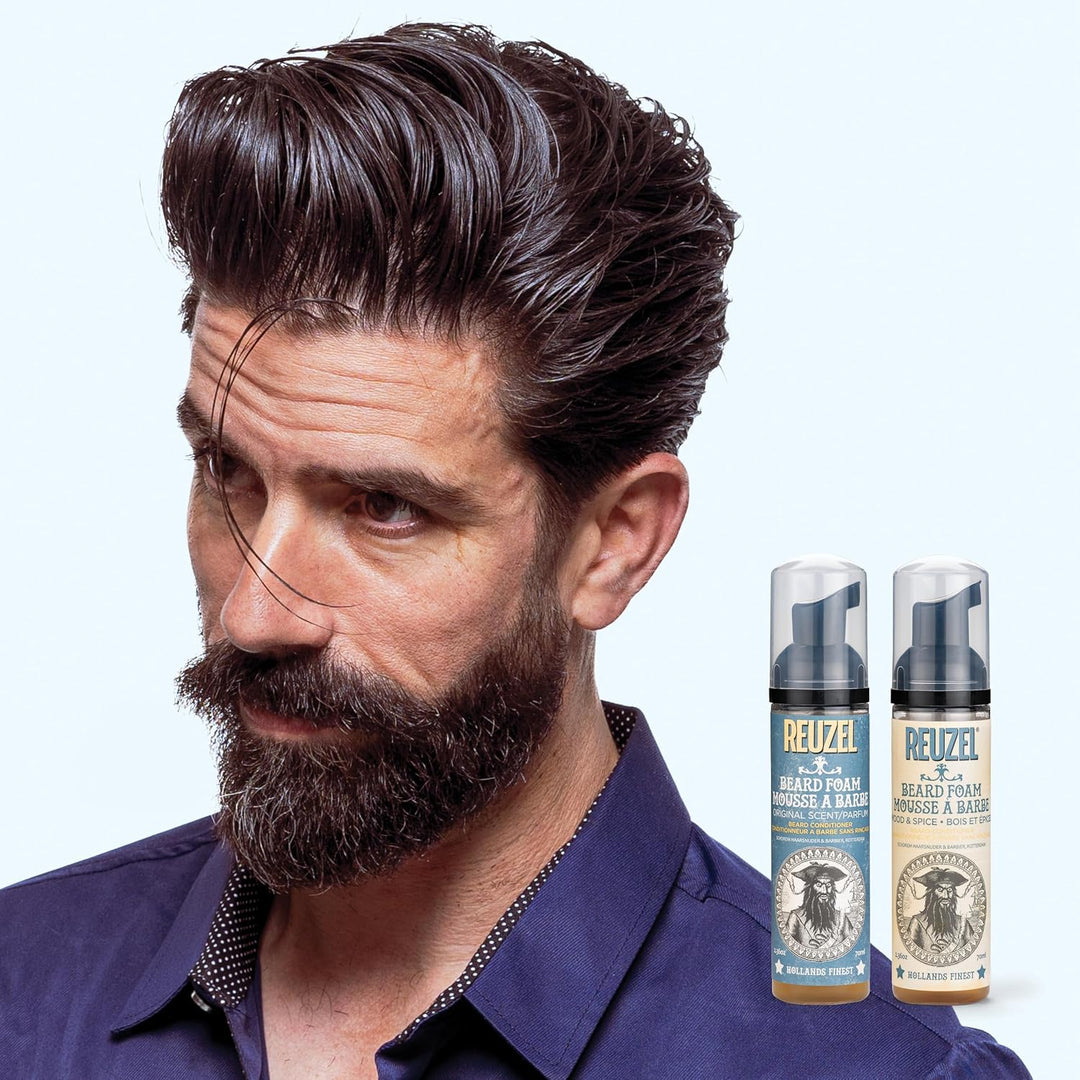 Reuzel Beard Foam, Reduces Beardruff And Itchy Skin, 70 ml
