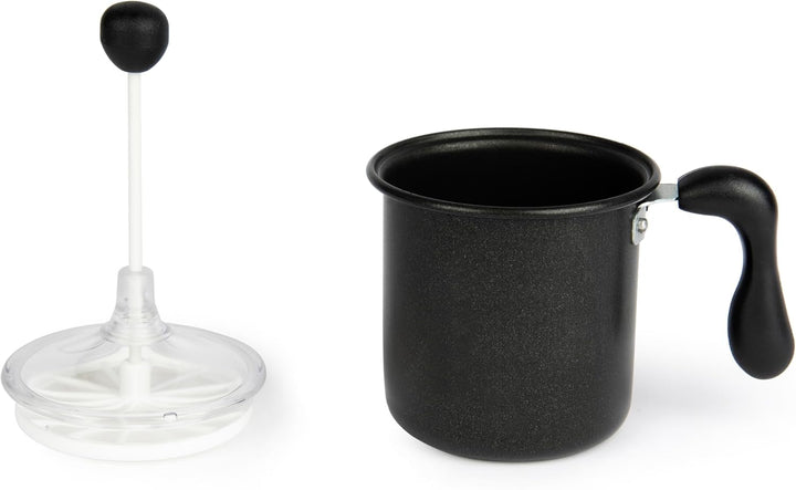 Excelsa Cappuccino Time Creamer Milchaufschäumer, für 6 Tassen, Schwarz