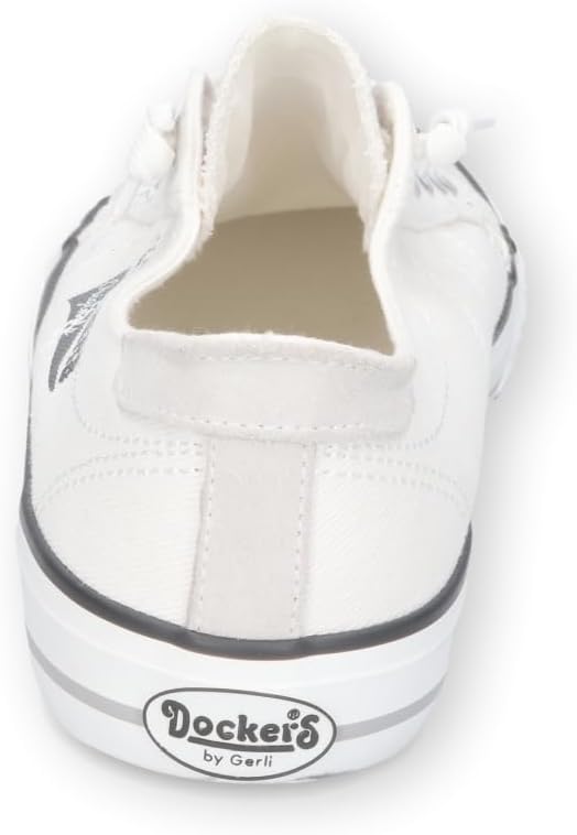 Dockers by Gerli Herren Low-Top Sneaker, Männer Halbschuhe 40 EU Weiss 500, 40 EU Weiss 500