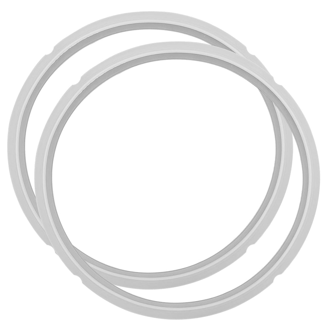 2er-Pack Silikon-Dichtungsringe, kompatibel für Instant Pot 6-Quart-Schnellkochtöpfe, Ersatz-Silikon