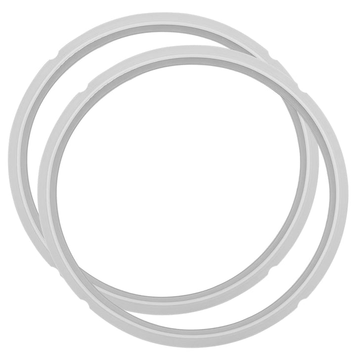 2er-Pack Silikon-Dichtungsringe, kompatibel für Instant Pot 6-Quart-Schnellkochtöpfe, Ersatz-Silikon