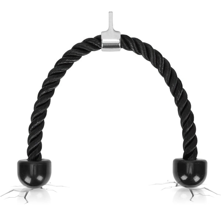 jiuzcare Trizepsseil 70cm Pull Down Training Trizeps Trizepsseils Tau Nylon Fitness Kabelzuggriff Do