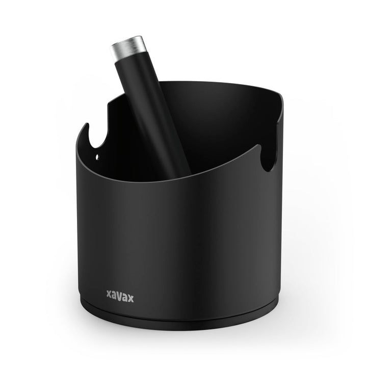 Xavax Abklopfbehälter für Kaffeesatz (Knock Box Barista, Abschlagbehälter rutschfest, Abschlagbox Es