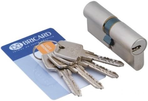 BRICARD 74154 Schloss Vertikale Multi-Touch 3 Punkte, gold