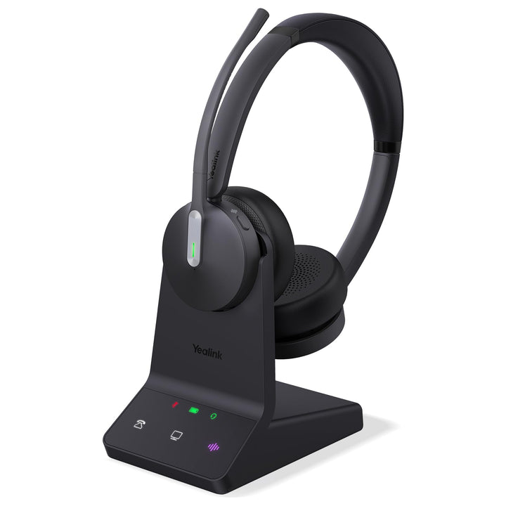 Yealink WH64 Wireless Headset mit Mikrofon,185 m Reichweite DECT & Bluetooth Dual Modus Kabelloses H