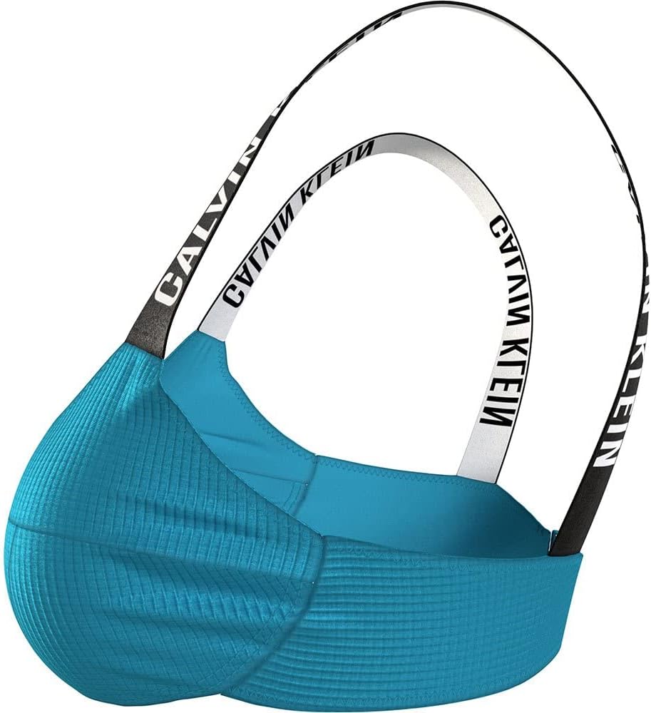 Calvin Klein Damen Bralette-uw Kw0kw01968 Bralette XS Blau (Blue Tide), XS Blau (Blue Tide)