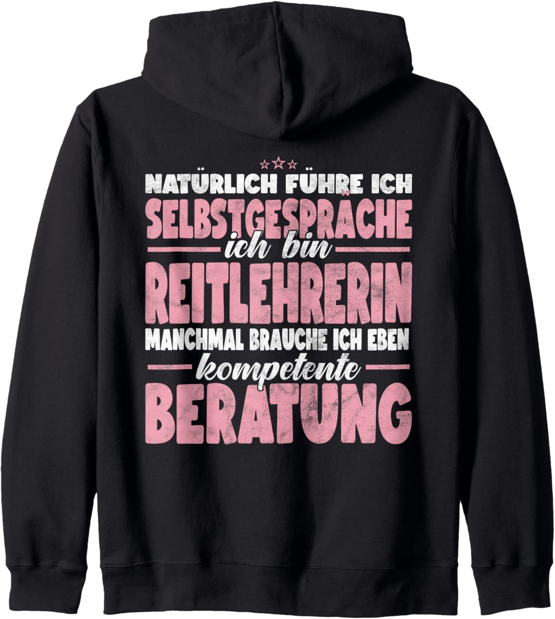 Reitlehrerin Lustiges Job Handwerker Beruf Beratung Kapuzenjacke