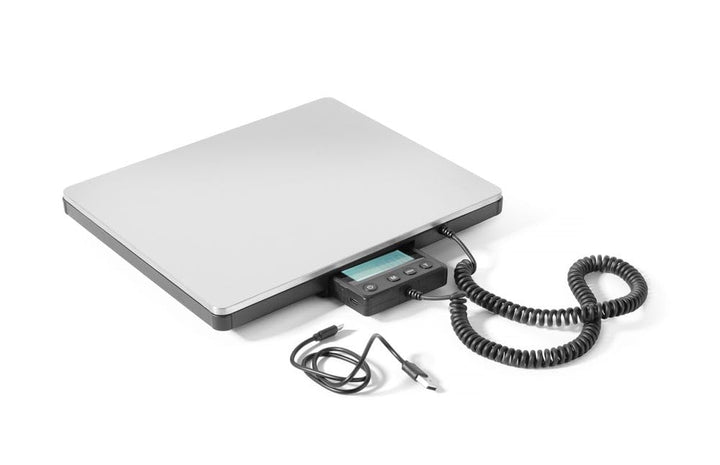 HENDI Digitale Küchenwaage, Grossküchenwaage, für maximal 200kg, Präzision auf bis zu 50gr, Anzeige