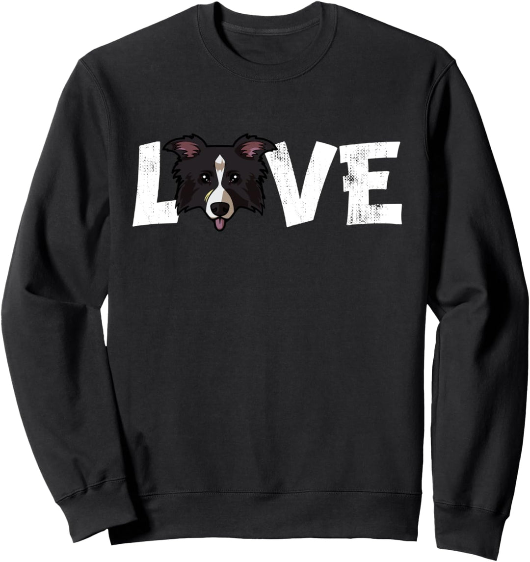 Hundemama Hundevater Besitzerin Border Collie Love-r Sweatshirt