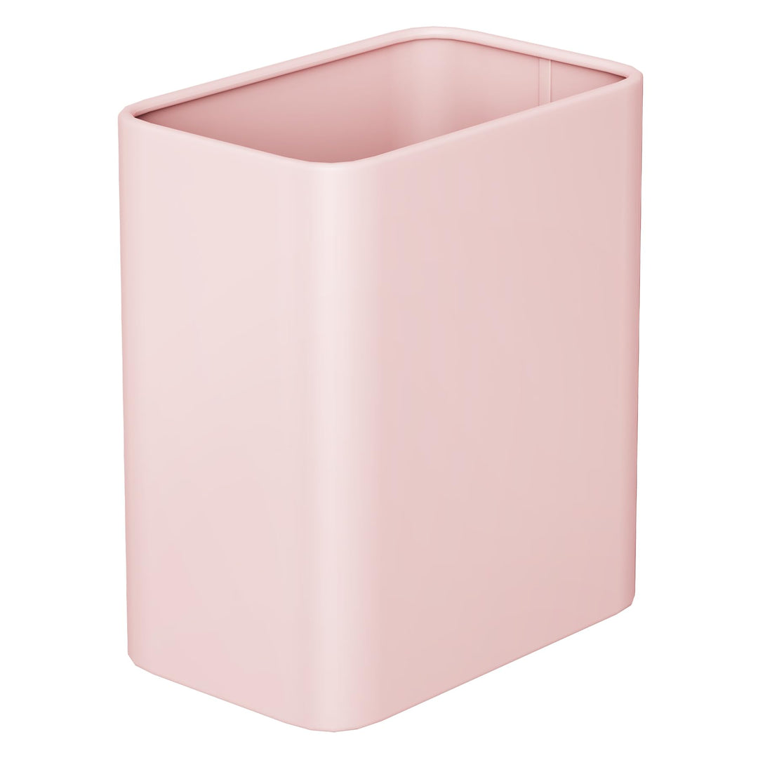 Cesun Pinker Badezimmer-Mülleimer, klein, modern, Metall-Mülleimer, Büroabfalleimer, Edelstahl-Mülle
