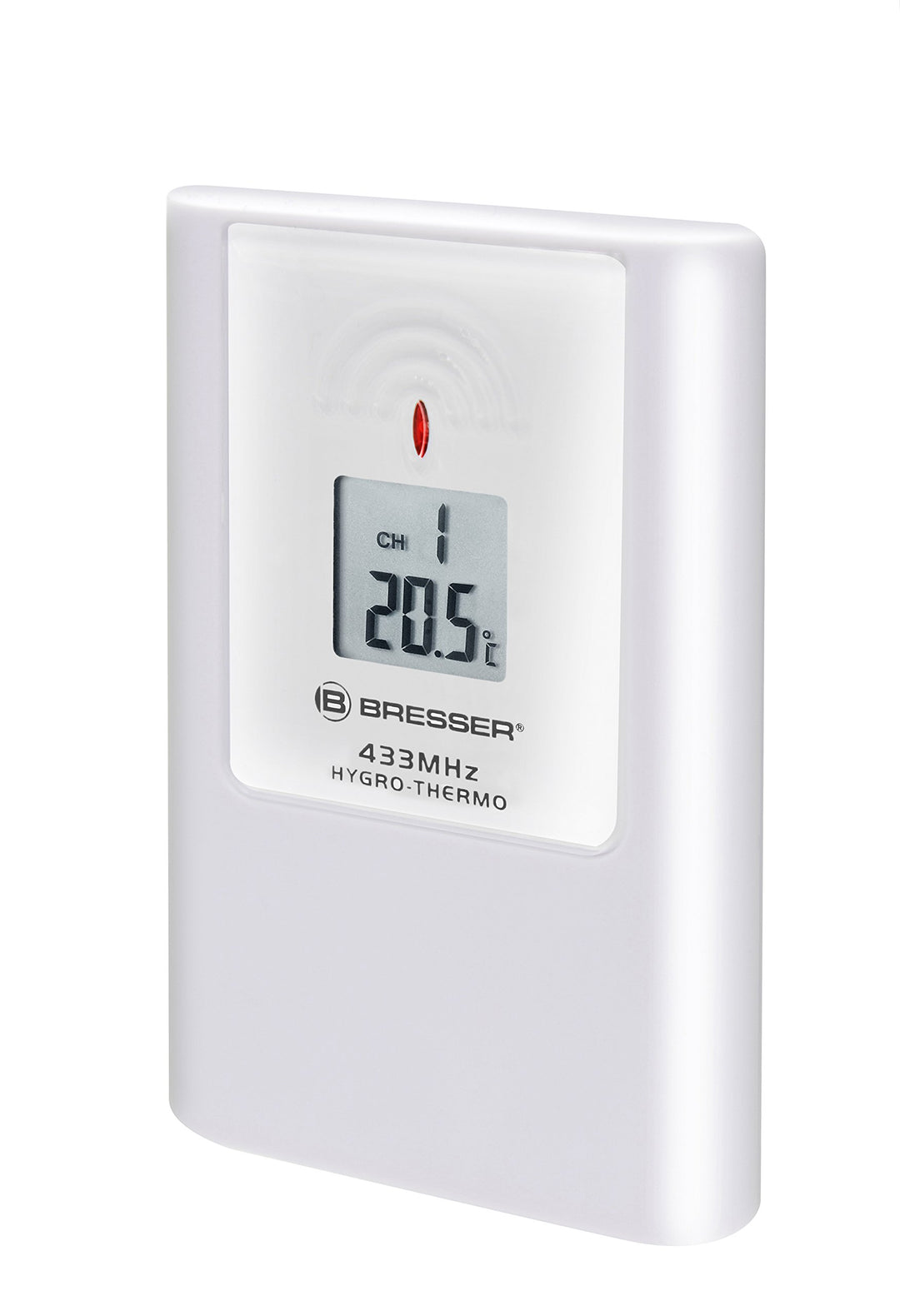 Bresser 7009995 Thermo/Hygro 3 Kanal Aussensensor für TemeoTrend Modelle und MyTime Jumbo Wanduhren