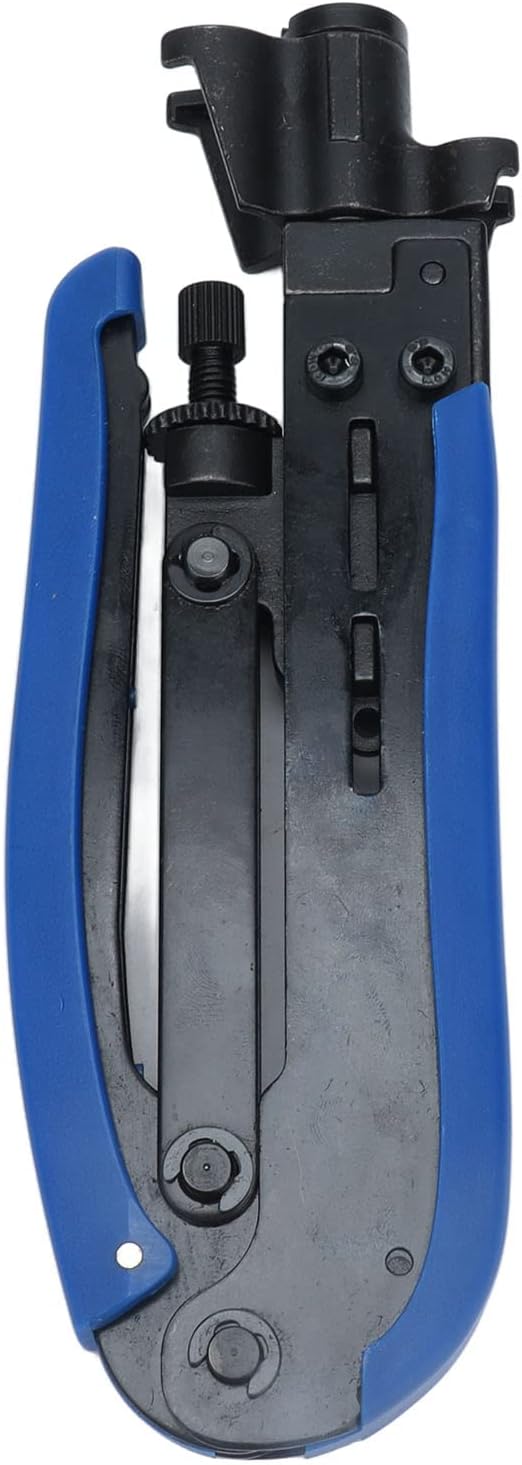 Estink F-Kompressionszange, Kabel Stecker Presse, Kompressionszange Set für RG59, RG6, RG11, 75-5, 7