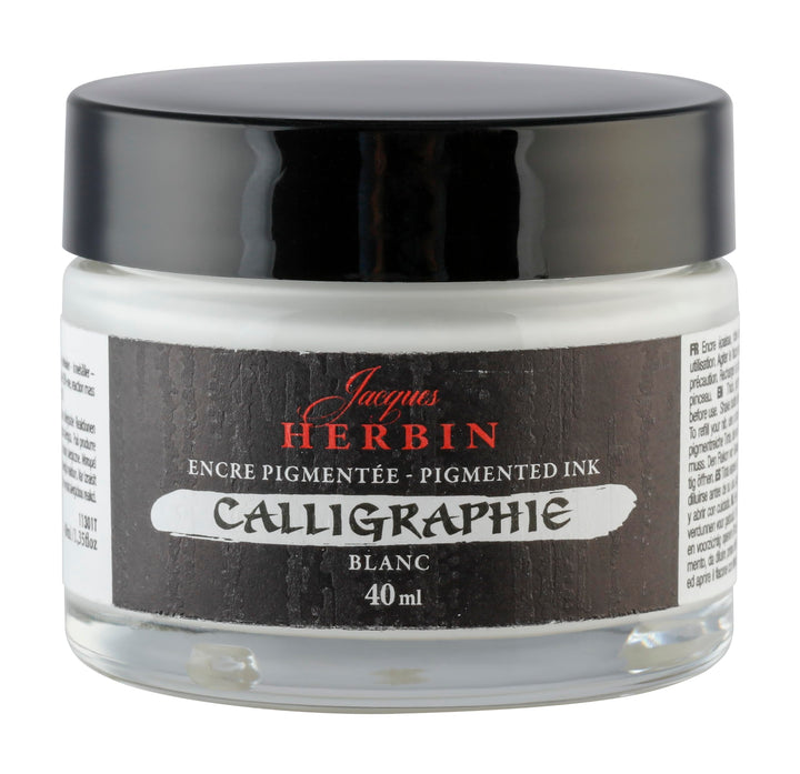 Jacques Herbin 11301T - Pigmentierte Tinte, ideal für Kalligraphie- und Kunstprojekte, Flakon 40ml,