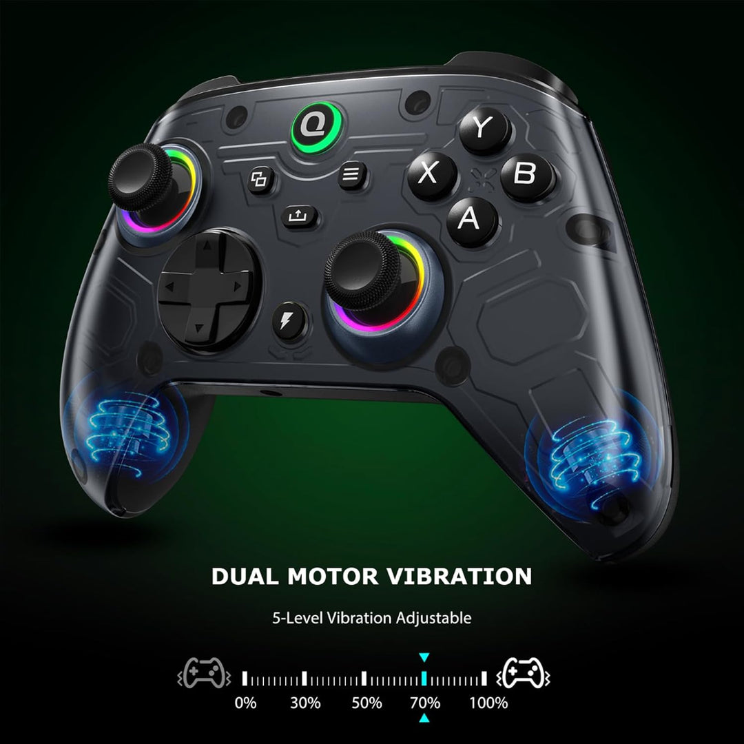 QRD FERROX M5 Wireless Controller für XBOX Series X/S, XBOX ONE, PC, mit 2,4-GHz-USB-Dongle, flexibl