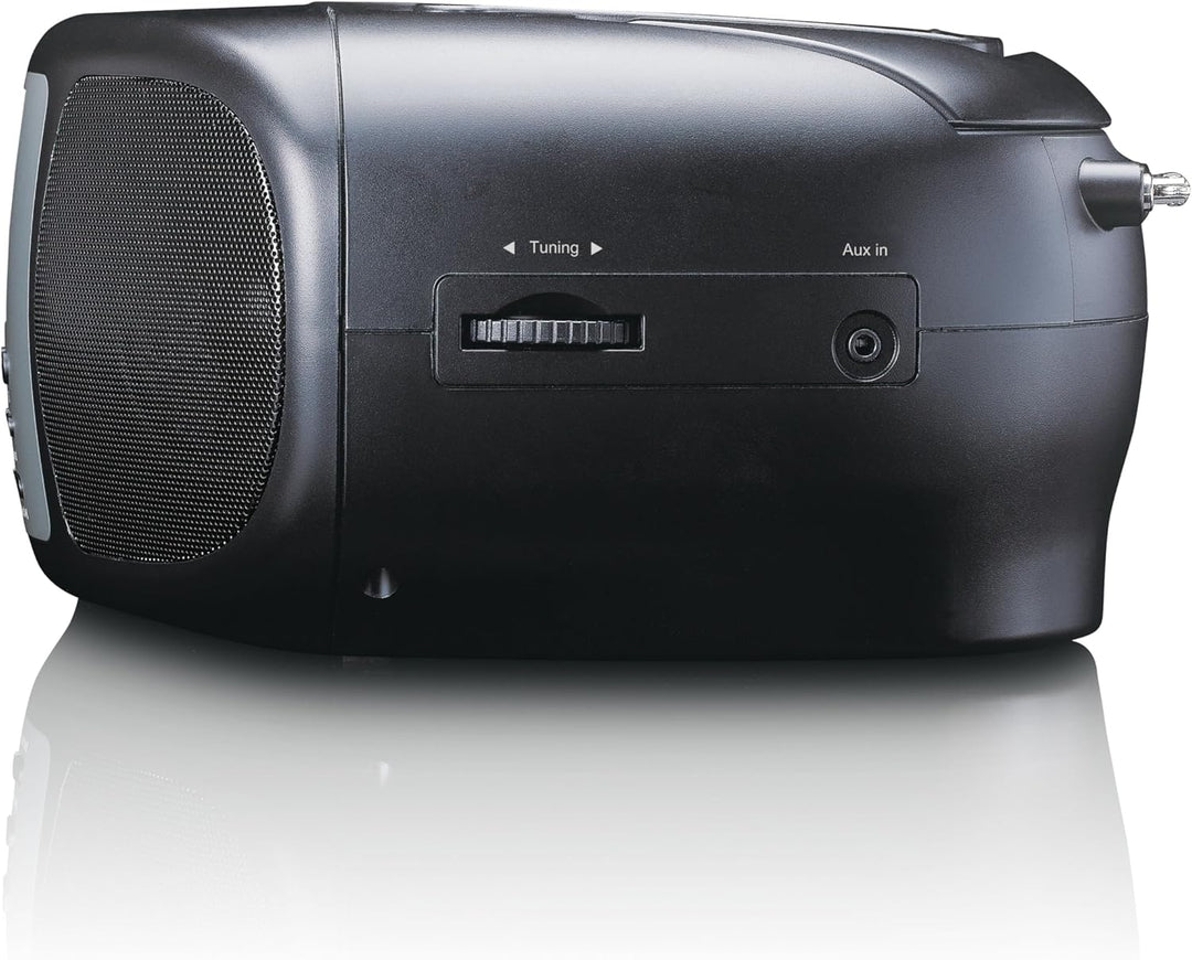 Lenco SCD-860 - tragbares CD-Radio - DAB+ und FM Radio - Bluetooth - Toploader CD-Player - 2,4 TFT D