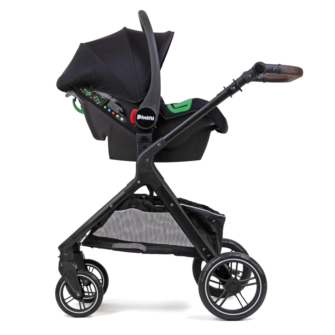 Pixini Nelio Kinderwagen Set 3in1 (altrosa), altrosa