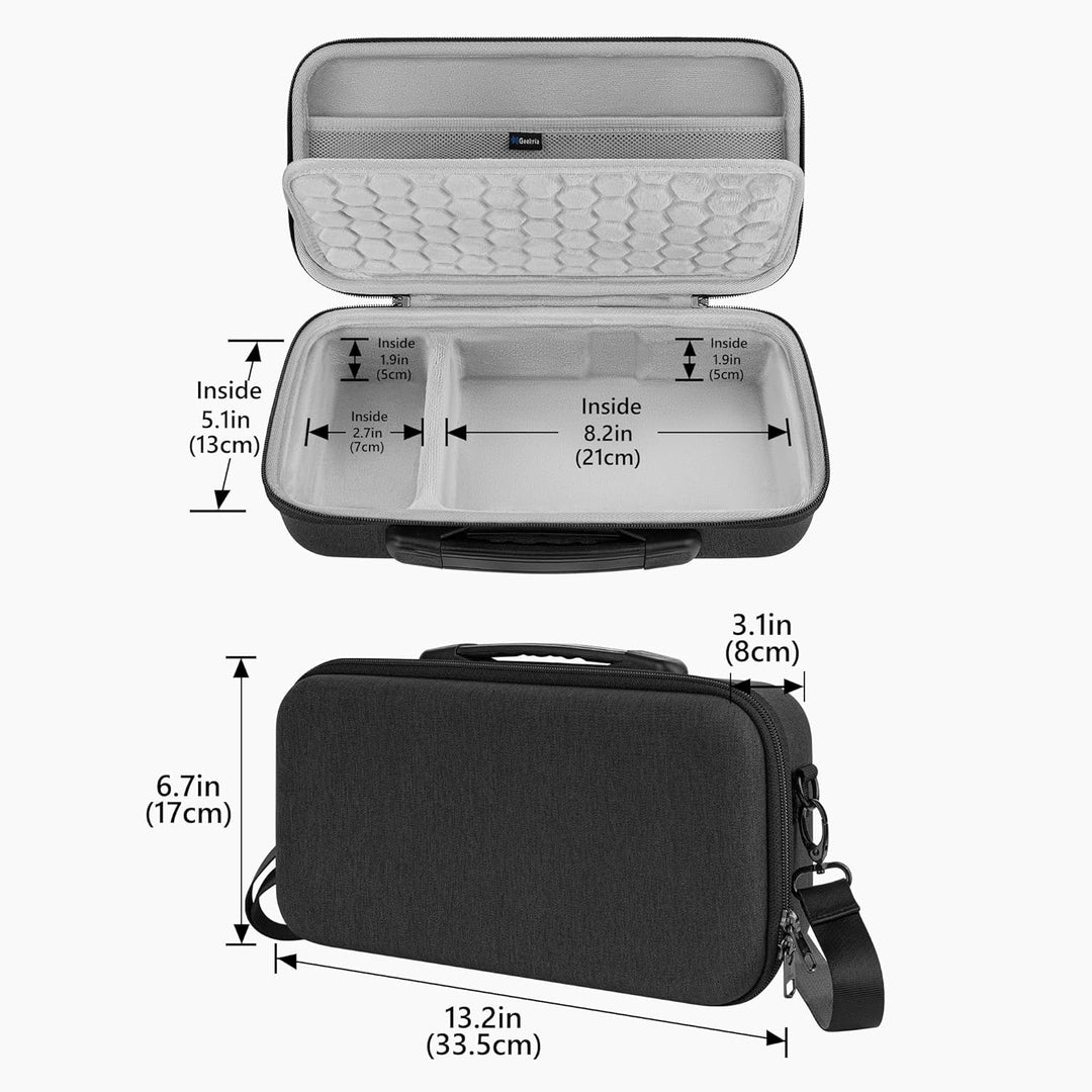 GEEKRIA Tragetasche für Audio-Interface, Hartschalen-Reisetasche, kompatibel mit Motu M2/M4, M-Audio