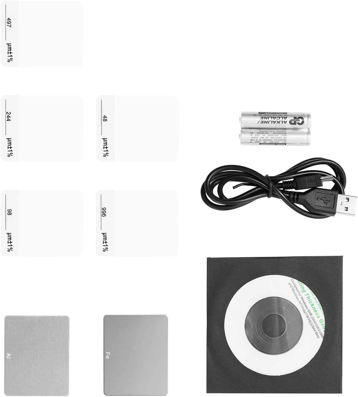 Steinberg Systems SBS-CT-2000 Schichtdickenmessgerät 0 bis 2.000 µm ±2% + 1 µm 2.000 Speicherplätze