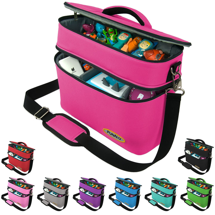 Toniebox Tasche XL kompatibel mit Toniebox 1 & 2 – Platz für bis zu 68 Hörfiguren, Kopfhörer & Lades