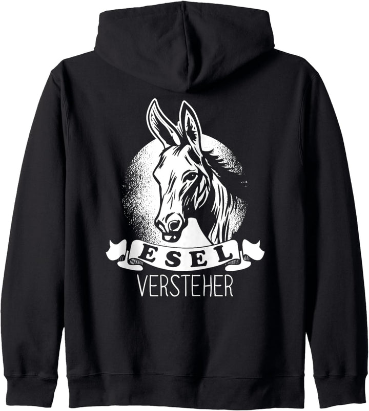 Vintage Esel Versteher I Maultier I Muli I Donkey Kapuzenjacke