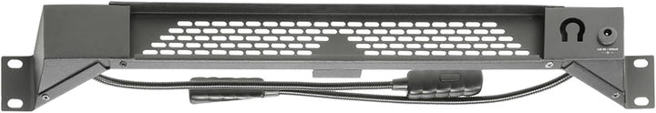 Adam Hall Stands 87463ULTRA 48,3 cm (19 Zoll) Parts Kaltweisse COB-LED-Rackleuchte mit zwei Schwanen