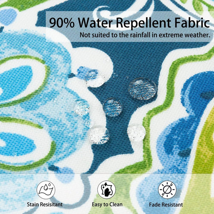 Magpie Fabrics Ersatz-Kissenbezug für drinnen und draussen, 2 Stück, wasserabweisender Schonbezug mi