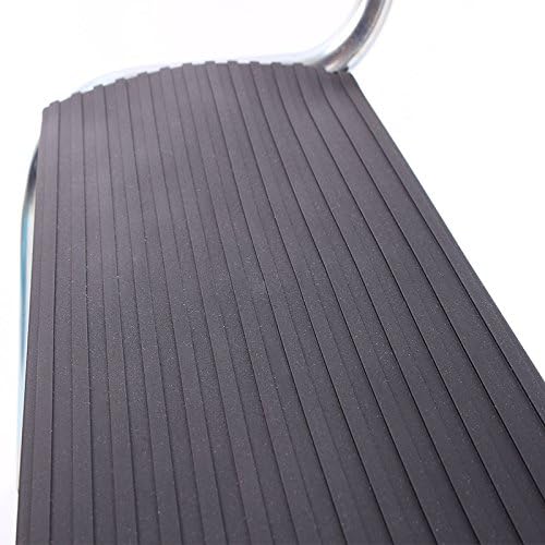 ProPlus Doppeltrittstufe für Wohnwagen und Wohnmobil mit Antirutschbelag - 48 x 44 x 37 cm - in schw