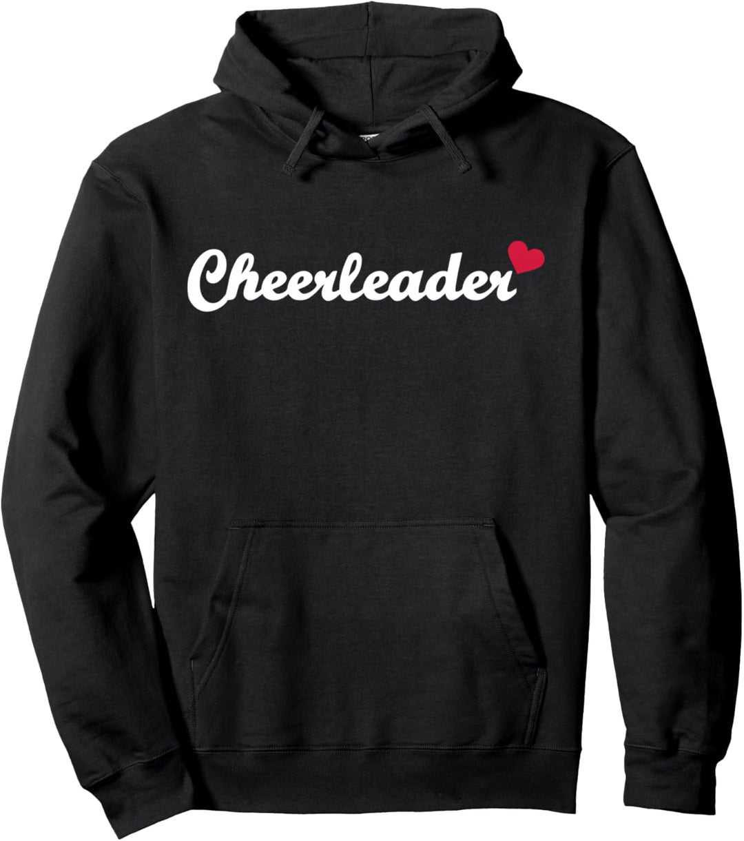 Cheerleader Herz Pullover Hoodie
