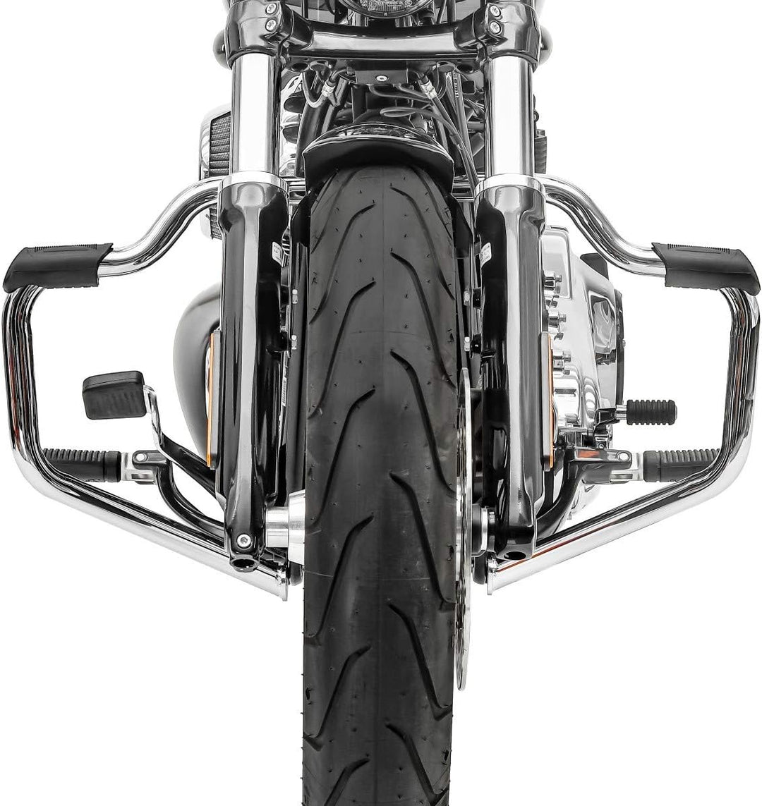 Sturzbügel Mustache für Harley Davidson Fat Boy 114 18-24 Chrome 32mm