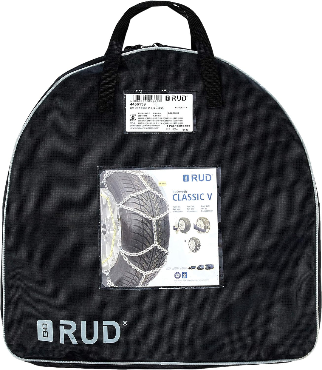 RUD Schneeketten RUDmatic CLASSIC V, Gr. 0135, 1 Paar [Art. 19642], 0135