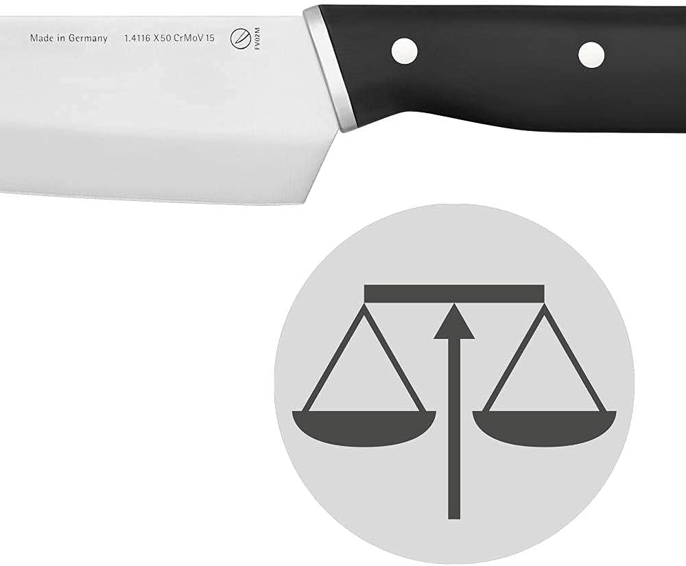 WMF Sequence Kochmesser 33 cm, Made in Germany, Küchenmesser scharf, Performance Cut, Kinetisches De