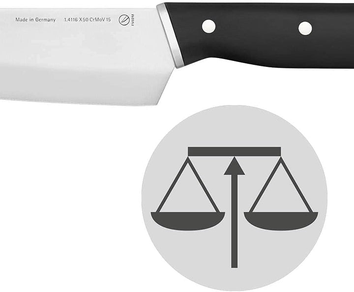 WMF Sequence Kochmesser 33 cm, Made in Germany, Küchenmesser scharf, Performance Cut, Kinetisches De