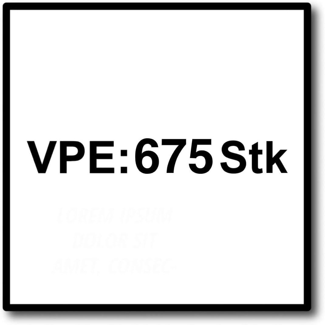 Kreg Schneidschrauben 675-tlg. Satz