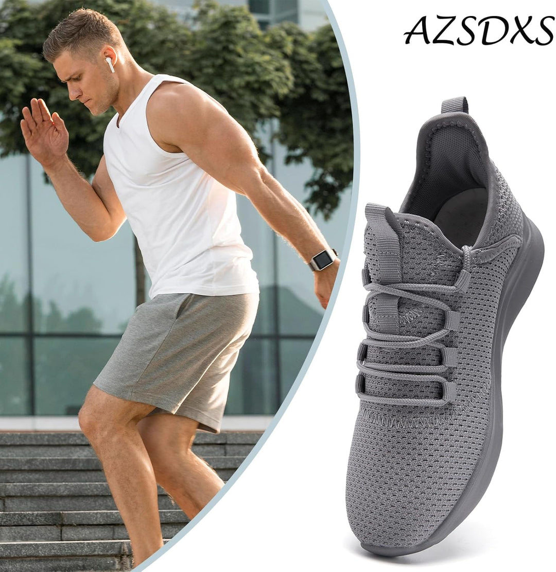 AZSDXS Laufschuhe Herren Atmungsaktive Sportschuhe Sneaker Turnschuhe Running Schuhe Strassenlaufsch