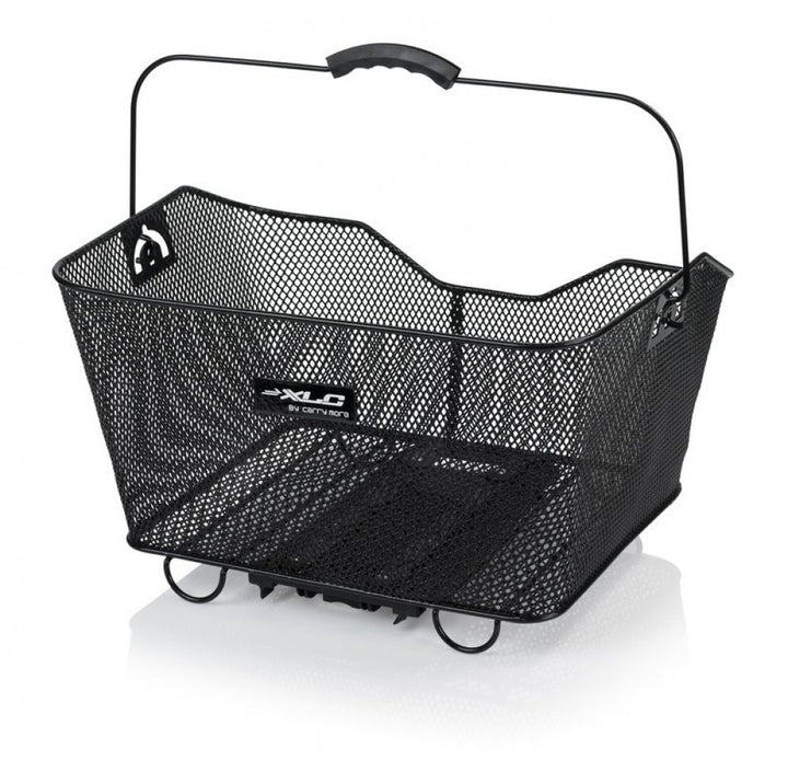 XLC Unisex – Erwachsene Ba-b04 Korb Carry More 324x215x415 Schwarz, 324x215x415 Schwarz
