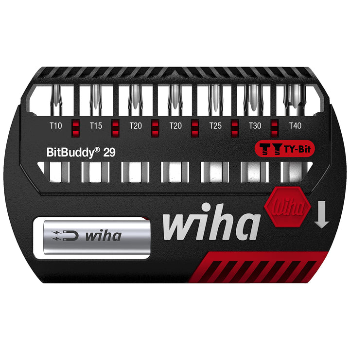 Wiha Bits, BitBuddy TY-Bit; PZ/Torx, 29 mm, für alle Arten von Schrauben Pozidriv, TORX, Pozidriv, T