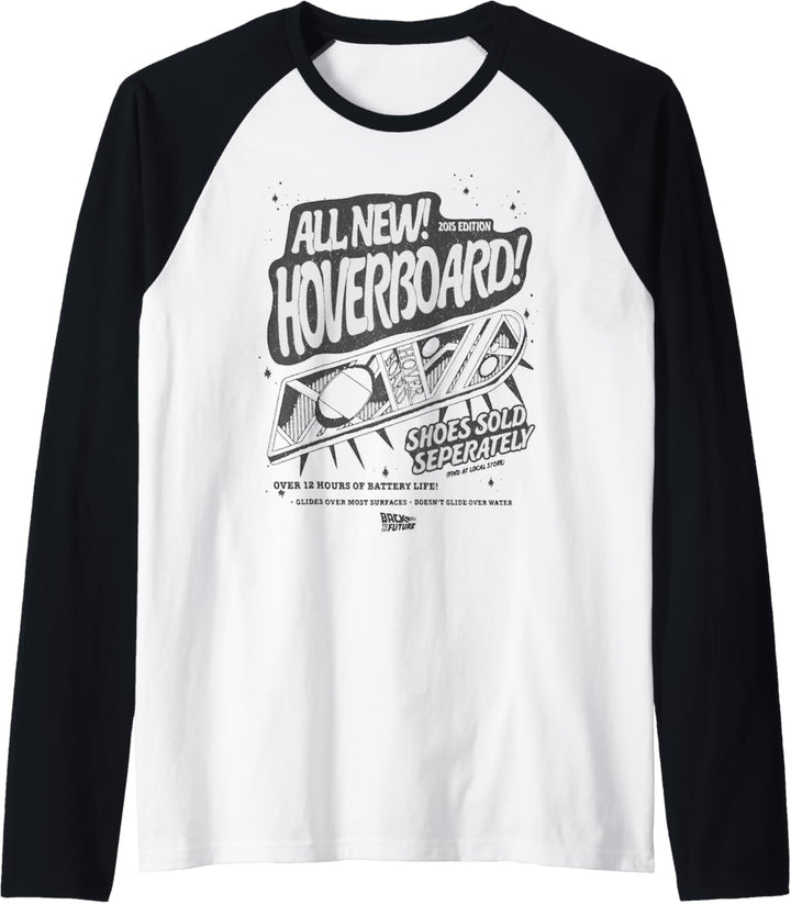 Back To The Future All New Hoverboard Flyer Raglan