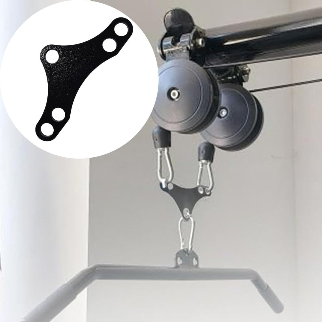 LAT-Pulldown-Aufsatz, Doppel-zu-Einzel-Adapterplatte, robuster tragbarer Ersatz für Krafttrainingsge