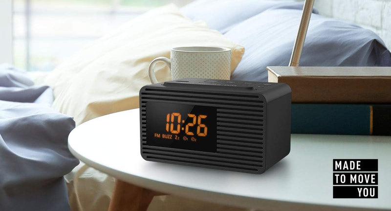 Panasonic RC-800EG-K Radiowecker (Snooze-Taste, Sleeptimer, Favoritentaste) schwarz