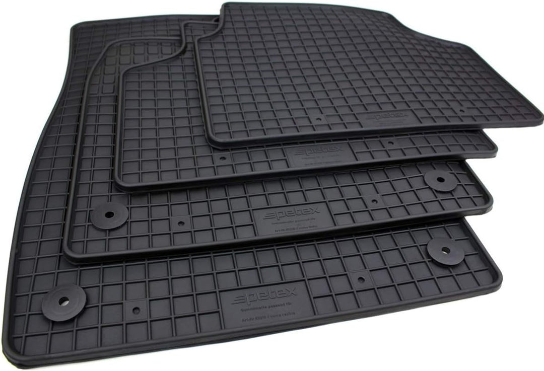 kfz-premiumteile24 Premium Gummimatten Kompatibel mit ID3 (ID.3 E1) Baujahr ab 2019 Fussmatten Autom