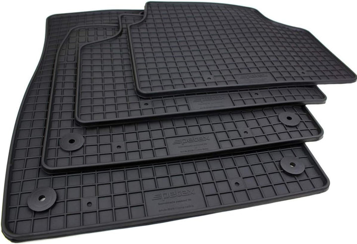 kfz-premiumteile24 Premium Gummimatten Kompatibel mit ID3 (ID.3 E1) Baujahr ab 2019 Fussmatten Autom