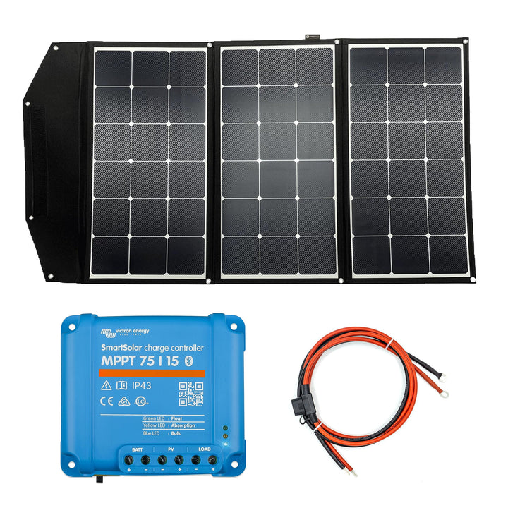 WATTSTUNDE WS200SF-HV SunFolder+ 200Wp Solartasche Variationsset Victron SmartSolar 75/15 (200 Watt